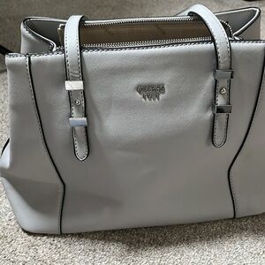 Dove grey with silver accents Guess Purse